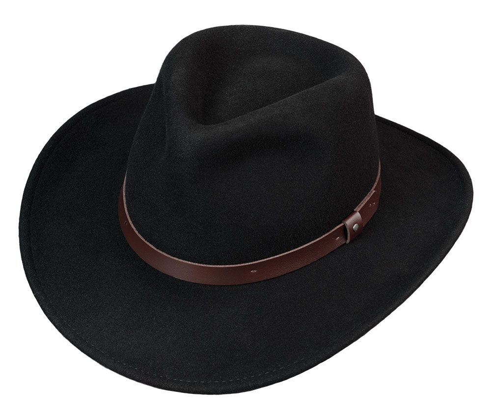 Blazing Saddle  Felt Outback - Brimmed Hats